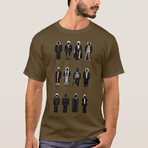 Timelord recognition guide 1st 11th plus war Docto T-Shirt
