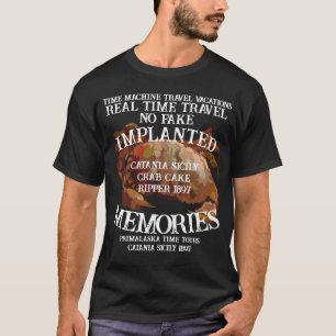 TimeMachine Sicily Italy Catania Travel Vacation T-Shirt