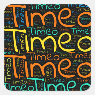 Timeo Square Sticker