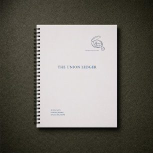 Timepiece- Minimalist Marriage Union Notebook