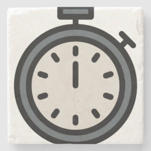timer stone coaster