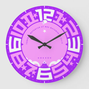 Times Change and We Change With Them Large Clock