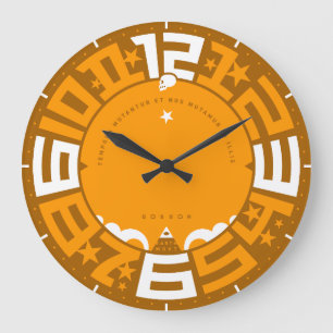 Times Change and We Change With Them Large Clock
