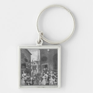 Times of the Day, Noon, 1738 Key Ring