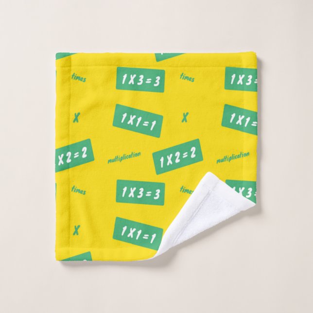 Times one yellow learning wash cloth (Wash Cloth)