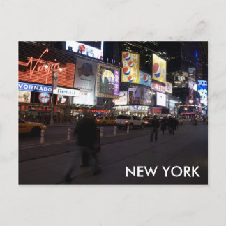 times sqaure nyc postcard