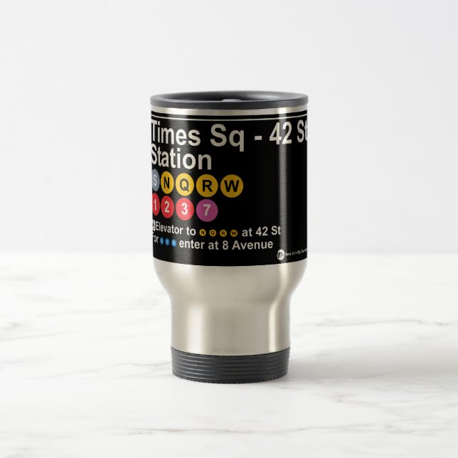 Times Square - 42 Street Station Travel Mug (Center)