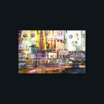 Times Square at Twilight Canvas Print<br><div class="desc">In camera multiple exposures from Times Square in the evening | Travelif | AssetID: 106640187</div>