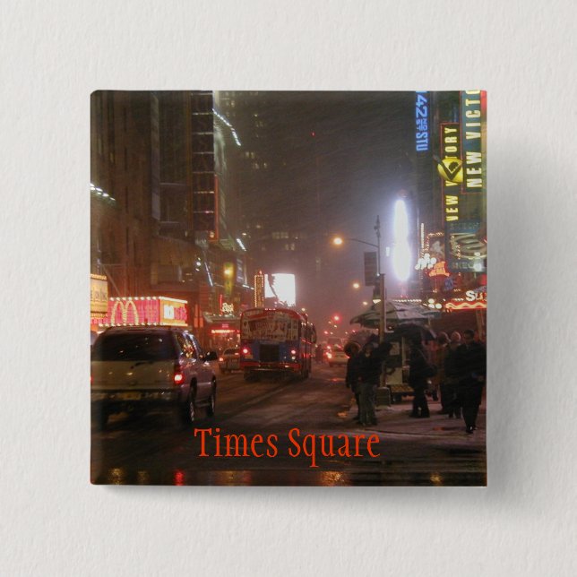 Times Square Button (Front)