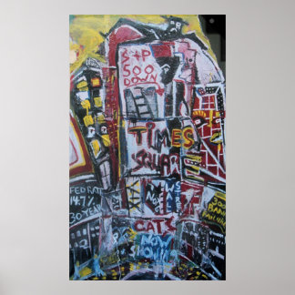 TIMES SQUARE CATS POSTER