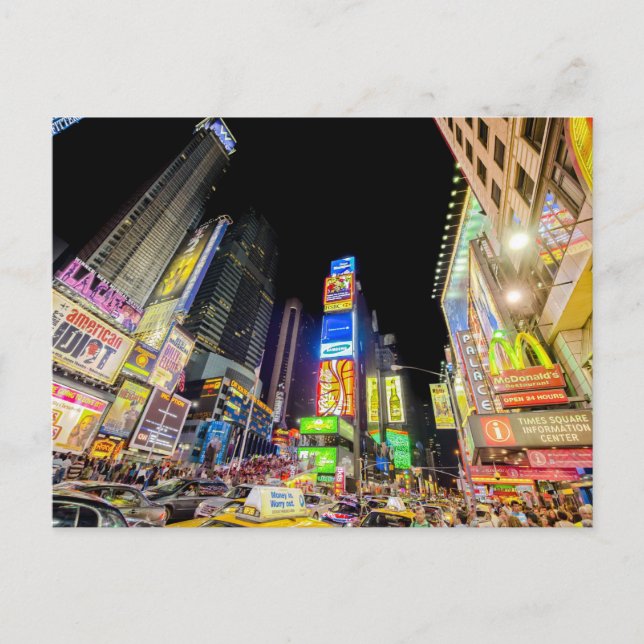 Times Square in the City that Never Sleeps Postcard (Front)
