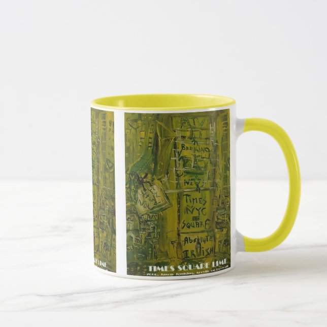 times square lime  mug (Right)