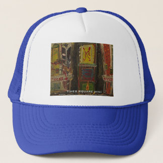 times square mini trucker hat