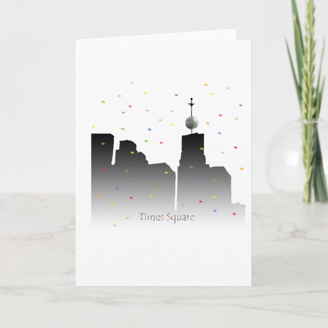 times square new years holiday card (Front)