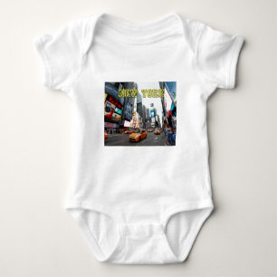 Times Square New York City USA Baby Bodysuit