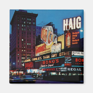 Times Square, New York City Vintage Magnet