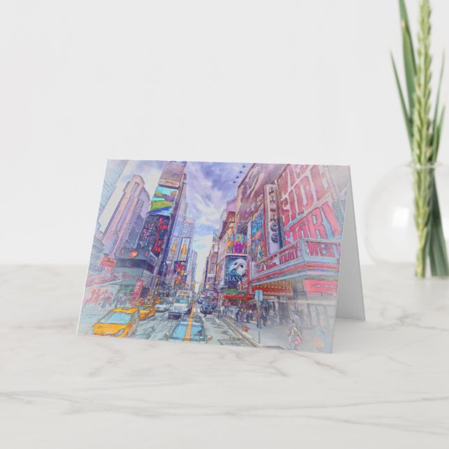 Times Square New York Holiday Card (Front)