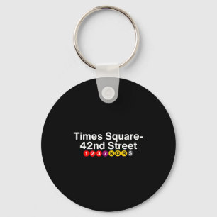 Times Square New York Subway Station Signs, Nyc Tr Key Ring
