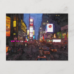 Times Square NY Postcard