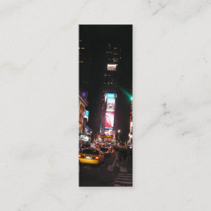 Times Square-NYC Bookmark Mini Business Card