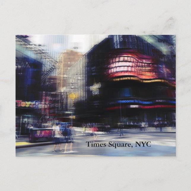 Times Square, NYC Postcard (Front)