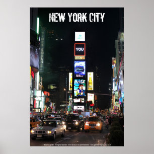 Times Square NYC Poster