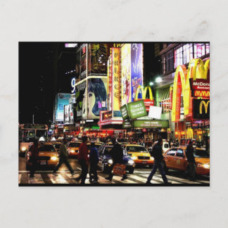 Times Square Post Postcard