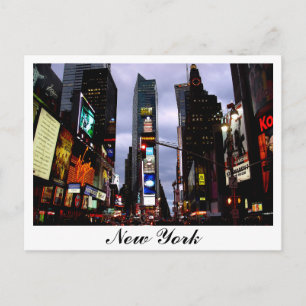 Times Square Postcard New York Souvenir Card