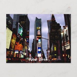 Times Square Postcard New York Souvenir Card