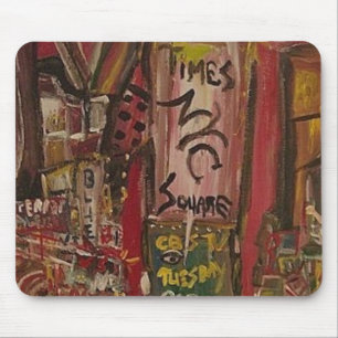 TIMES SQUARE RED MOUSE MAT