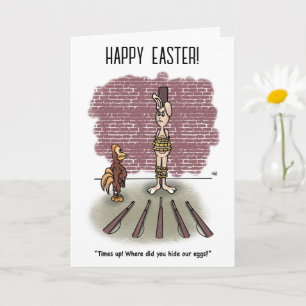 Time's Up! Folded Greeting Card