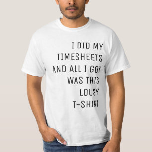 Timesheet Shirt