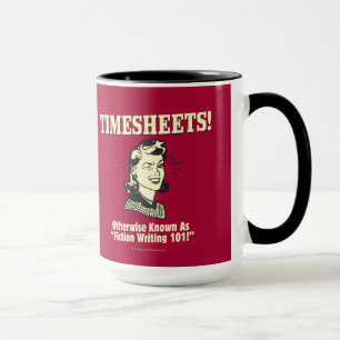 Timesheets: Fiction Writing 101 Mug