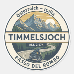 Timmelsjoch - Passo del Rombo Sticker