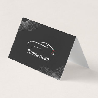 Timmerman — Automotive Care & Vehicle Enhancement Business Card