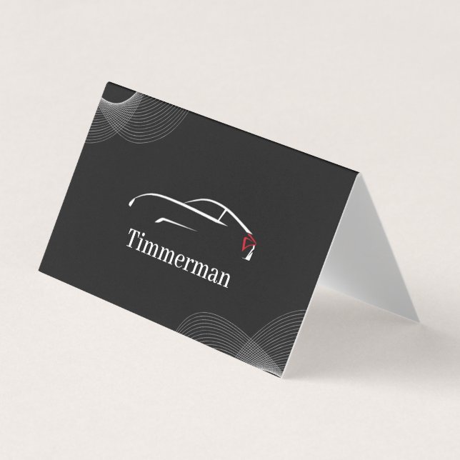 Timmerman — Automotive Care & Vehicle Enhancement Business Card (Front)