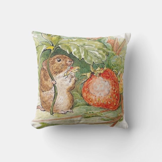 Timmy Willie Mouse - Beatrix Potter Cushion (Front)