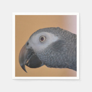 Timneh African Grey Parrot Paper Napkin