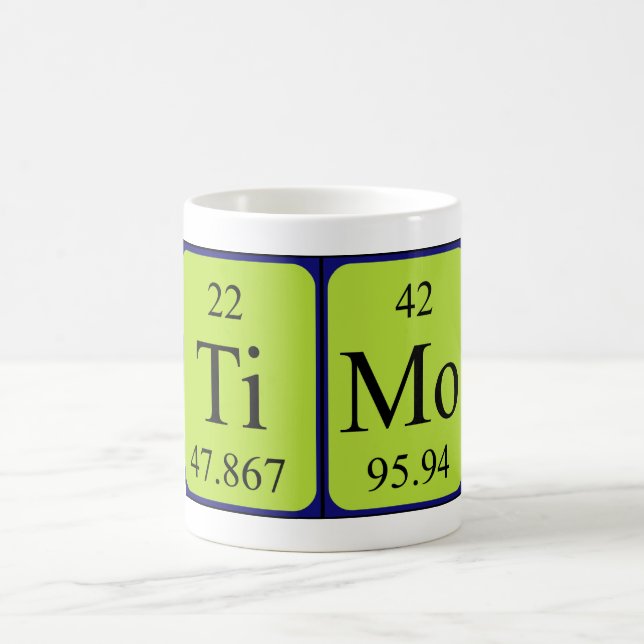 Timo periodic table name mug (Center)