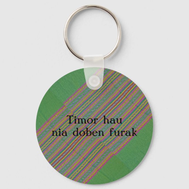 Timor hau nia doben furak key ring (Front)