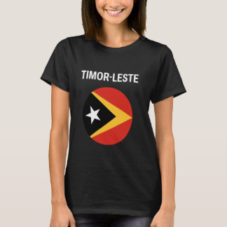 Timor Leste Flag Modern T-Shirt