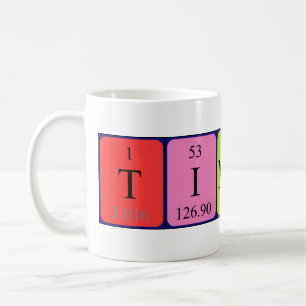 Timothe periodic table name mug