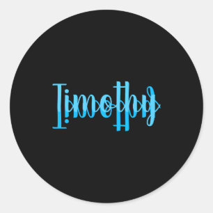 Timothy  classic round sticker