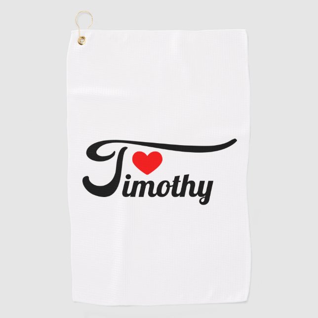 Timothy Golf Towel (Front)