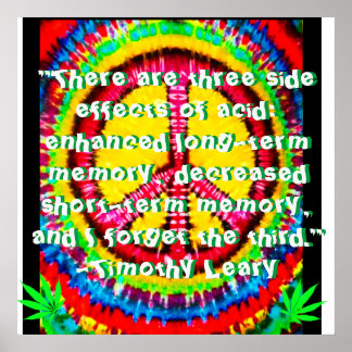 Timothy Leary Quote Poster WakNBak Media