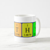 Timothy periodic table name mug (Front Right)