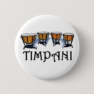 Timpani 6 Cm Round Badge