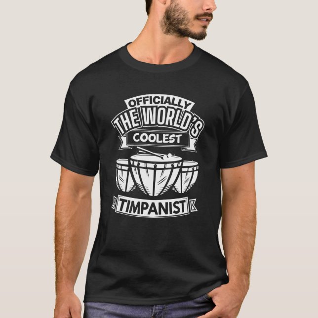 Timpani Player Quote  Orchestra Musical Instrument T-Shirt (Front)