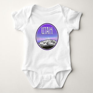 Timpanogos Utah State Baby Bodysuit