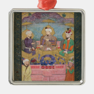 Timur (1336-1405), Babur (1483-1530, r.1526-30) an Metal Tree Decoration